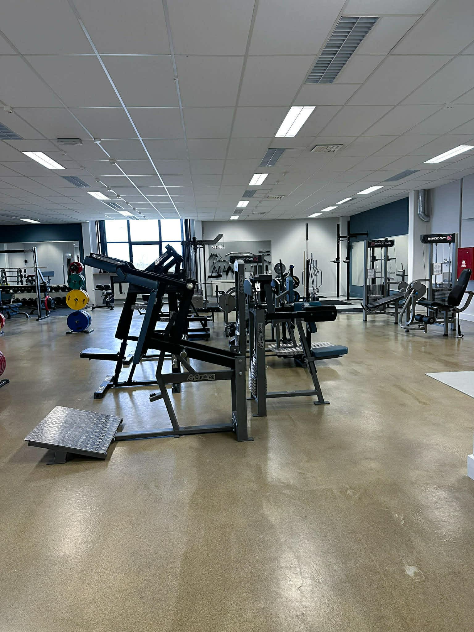 Maskinparken på Rebell Gym